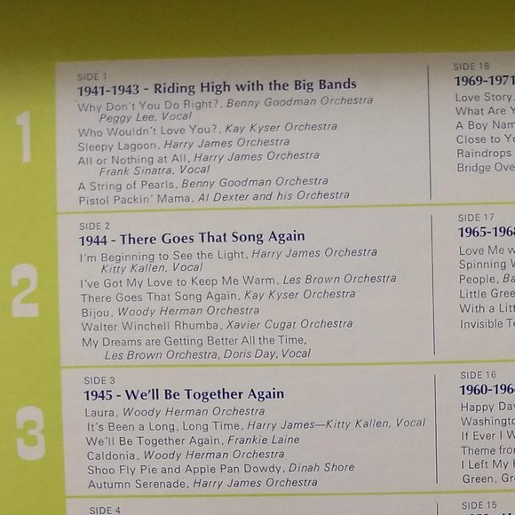 vintage 70s 9x LP 30 years box set collection🎈Host Pick 🎈 - Picture 4 of 10